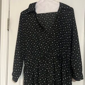 Black Polka Dot Dress